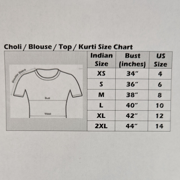 NWOT Pink Readymade stitched Blouse for 🥻 Saree or Lehenga - Picture 13 of 13